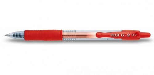 Boligrafo roller gel retrac.g-2 rojo PILOT bl-G2-7-r