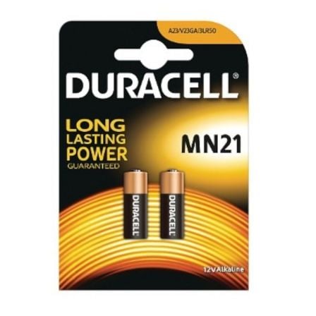 PILA ALCALINA DURACELL MN21 LR23A 12V BLISTER 2 UDS