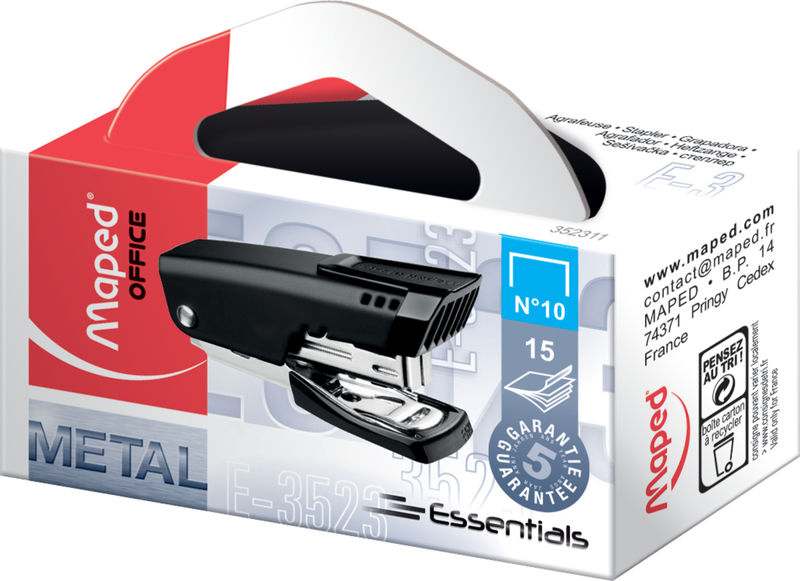 Grapadora essential metal mini grapas nº10