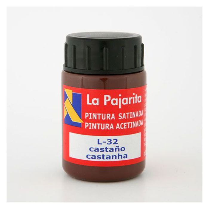 PINTURA LATEX LA PAJARITA CASTA�A 35 ML