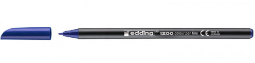 Rotulador punta fina 1200 azul EDDING 1200-03