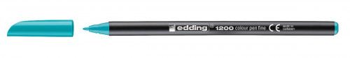 Rotulador punta fina 1200 azul turquesa EDDING 1200-14