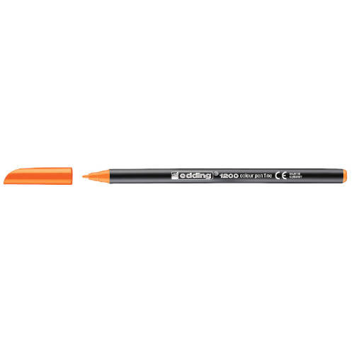 Rotulador punta fina 1200 naranja fluorescente EDDING 1200-66