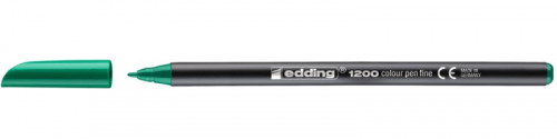 Rotulador punta fina 1200 verde EDDING 1200-04