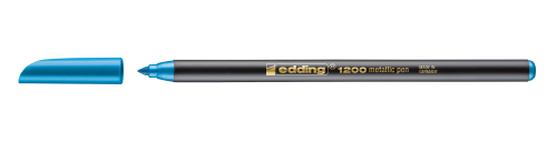 Rotulador punta fina 1200 azul metalico EDDING 1200-073