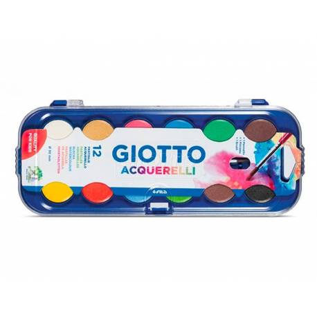 Estuche 12 GIOTTO acuarelas 23MM