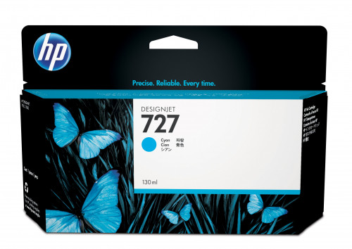 Hp cartucho de tinta designjet 727 cian de 130 ml