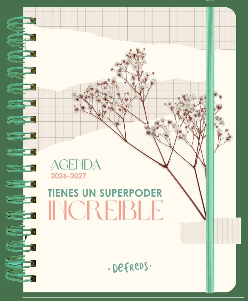Agenda escolar semanal 2026-2027 Defreds
