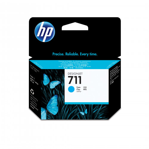 Hp 711 cartucho de tinta HP711 cian (CZ130A)