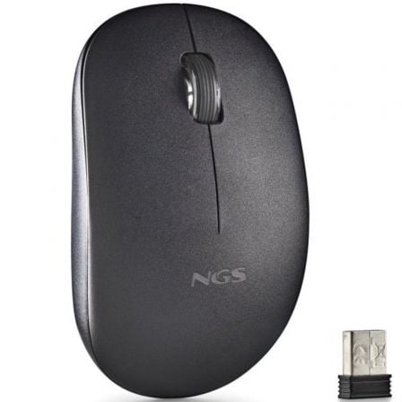 RATON INALAMBRICO TECLAS SILENCIOSAS NEGRO