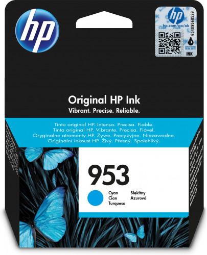 Hp 953 cartucho de tinta HP953 cian (F6U12AE)