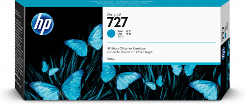 Hp 727 cartucho de tinta HP727 cian (F9J76A)