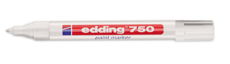 ROTULADOR EDDING PUNTA FIBRA 750 BLANCO PUNTA REDONDA 2-4 MM