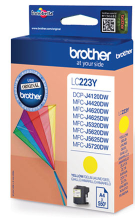Brother tinta LC223YBP MFCJ4420DW/MFCJ4620DW , larga duració