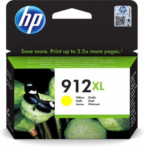 Hp cartucho tinta 912XL amarillo (3YL83AE)