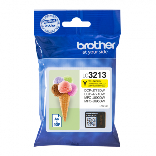 Brother lc-3213Y cartucho de tinta original alto rendimiento (xl) amarillo