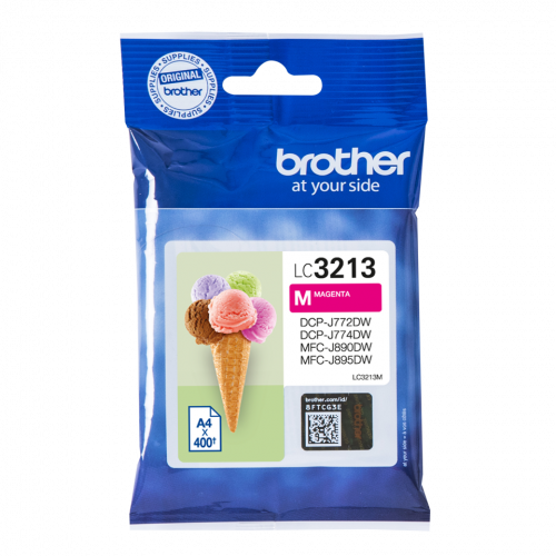 Brother lc-3213M cartucho de tinta original alto rendimiento (xl) magenta