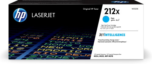 HP cartucho de tóner original laserjet 212X cian de alta capacidad