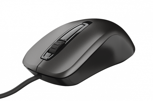 TRUST carve ratón usb tipo a óptico 1200 dpi ambidextro