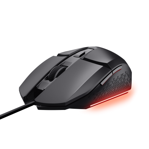 TRUST gxt 109 felox ratón juego mano derecha usb tipo a óptico 6400 dpi