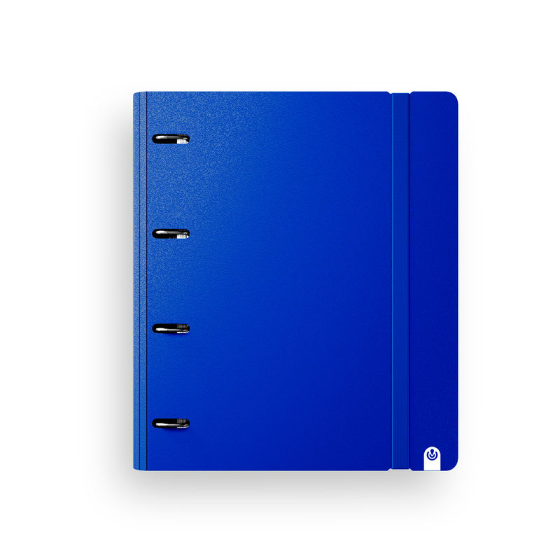 Carpeblock pp rigido foam stlye 4 anillas 35MM 120H azul