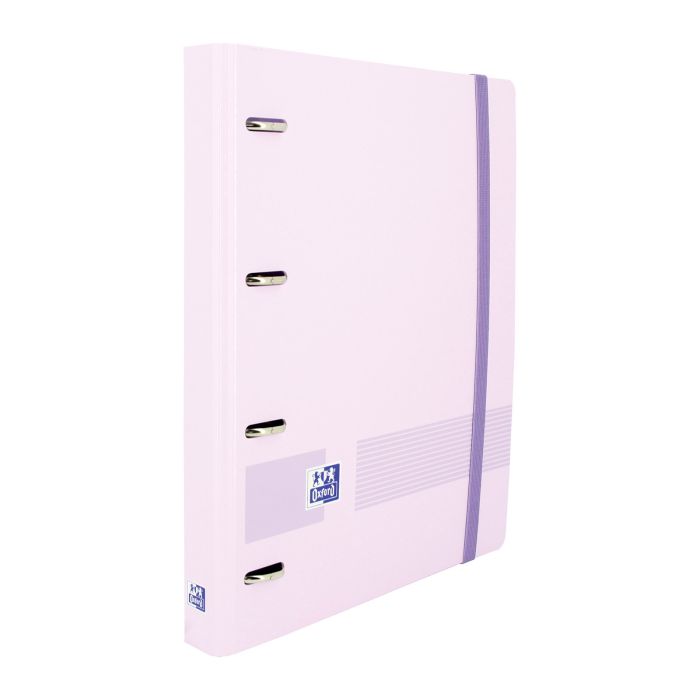 Carpebloc OXFORD 4 anillas 35MM polipropileno 360º live&go foam con goma A4+ 90G 100H malva