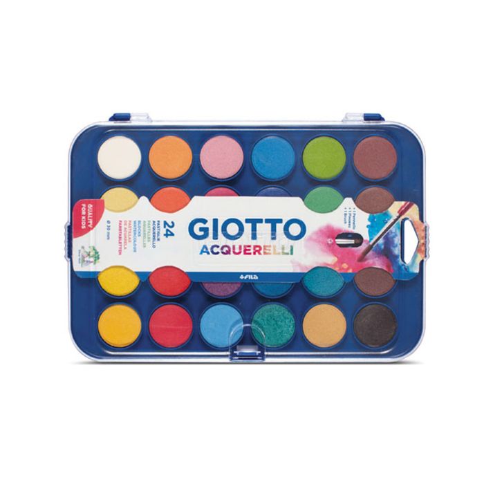 Acuarela GIOTTO 24 colores con pincel