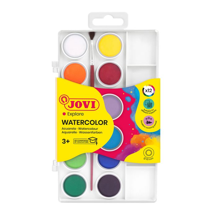 Acuarela jovi 800/12 12 colores + pincel