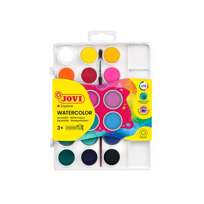 Acuarela jovi 800/18 18 colores + pincel
