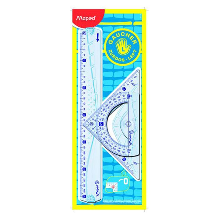 Juego reglas maped zurdos 3 piezas 30CM