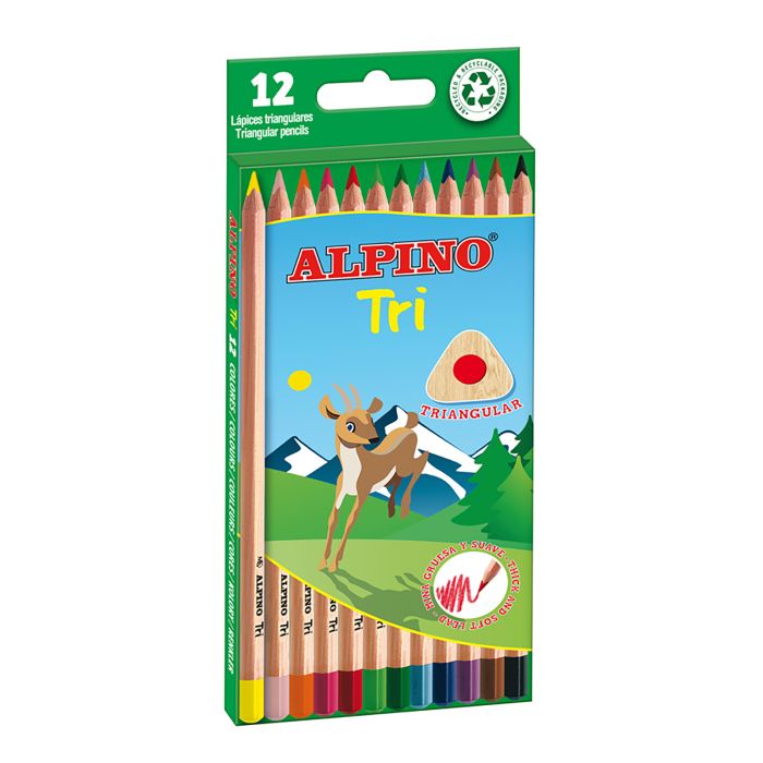 Lapiz color ALPINO tri 12 colores