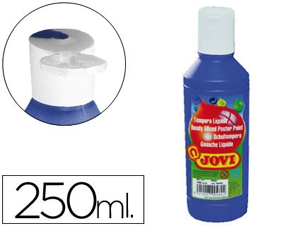 Pintura tempera JOVI 250 ml ml azul ultramar