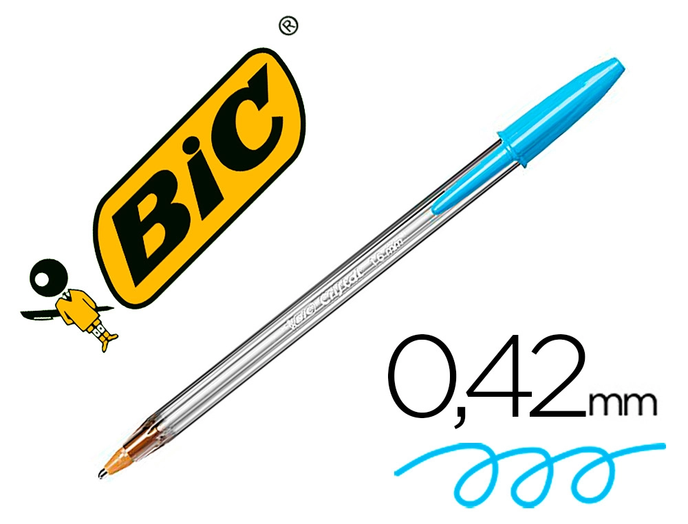 Boligrafo BIC fun 1,6 mm azul