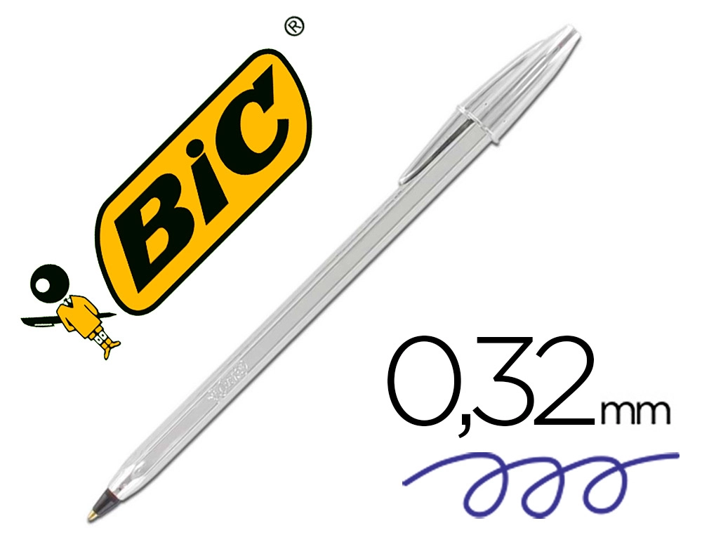 Boligrafo BIC shine 1 mm negro