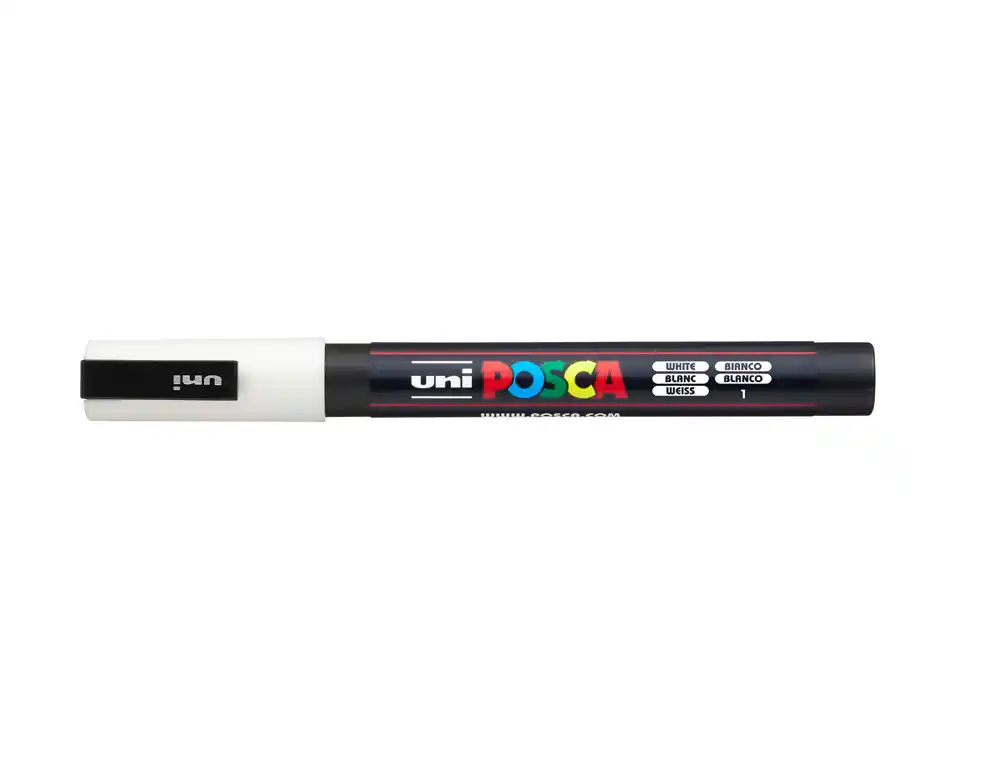 Rotulador uni POSCA pc-3M blanco