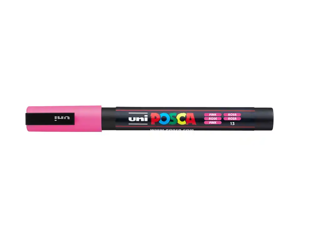 Rotulador uni POSCA pc-3M rosa