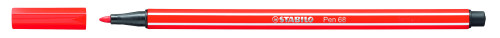 Rotulador punta fibra media 1MM. pen 68 rojo STABILO 68/40