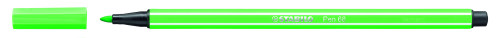 Rotulador punta fibra media 1MM. pen 68 esmeralda claro STABILO 68/16