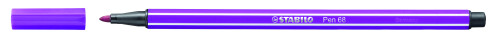 Rotulador punta fibra media 1MM. pen 68 lila STABILO 68/58