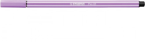 Rotulador punta fibra media 1MM. pen 68 lila claro STABILO 68/59