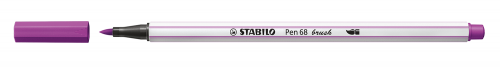 Rotulador punta fibra pincel pen 68 brush lila STABILO 568/58