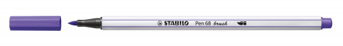 Rotulador punta fibra pincel pen 68 brush violeta STABILO 568/55