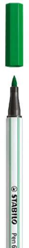 Rotulador punta fibra pincel pen 68 brush verde STABILO 568/36