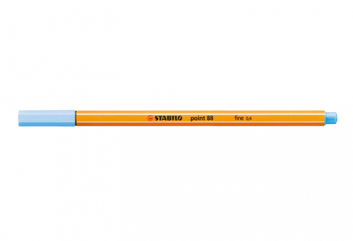 Rotulador punta fina point 88 0.4MM azul hielo STABILO 88/11