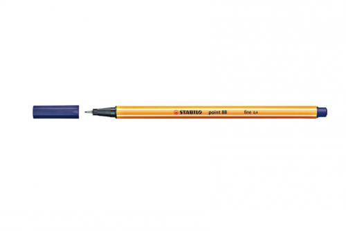 Rotulador punta fina point 88 0.4MM azul noche STABILO 88/22