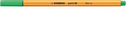 Rotulador punta fina point 88 0.4MM esmeralda claro STABILO 88/16