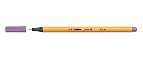 Rotulador punta fina point 88 0.4MM lila claro STABILO 88/59