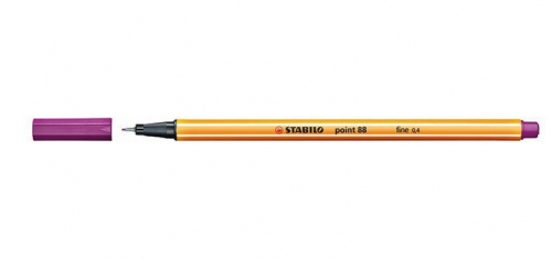 Rotulador punta fina point 88 0.4MM lila STABILO 88/58