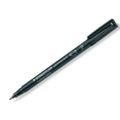 Marcador lumocolor permanente punta fina 0,6MM. negro STAEDTLER 318-9