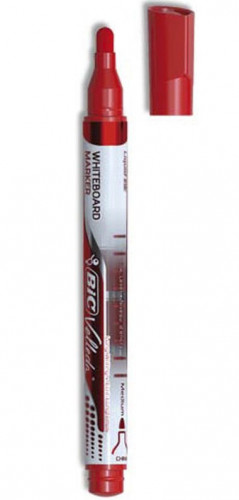 Marcador para pizarra blanca tinta liquida trazo 2MM. rojo VELLEDA 902089